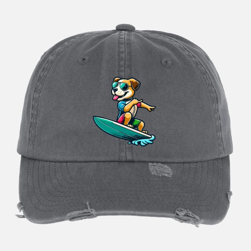 Wave Riding Buddy Flexfit Vintage Destroyed Cap