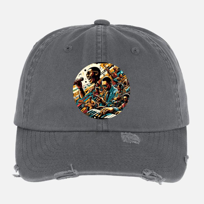 Afro Style Seele Flexfit Vintage Destroyed Cap