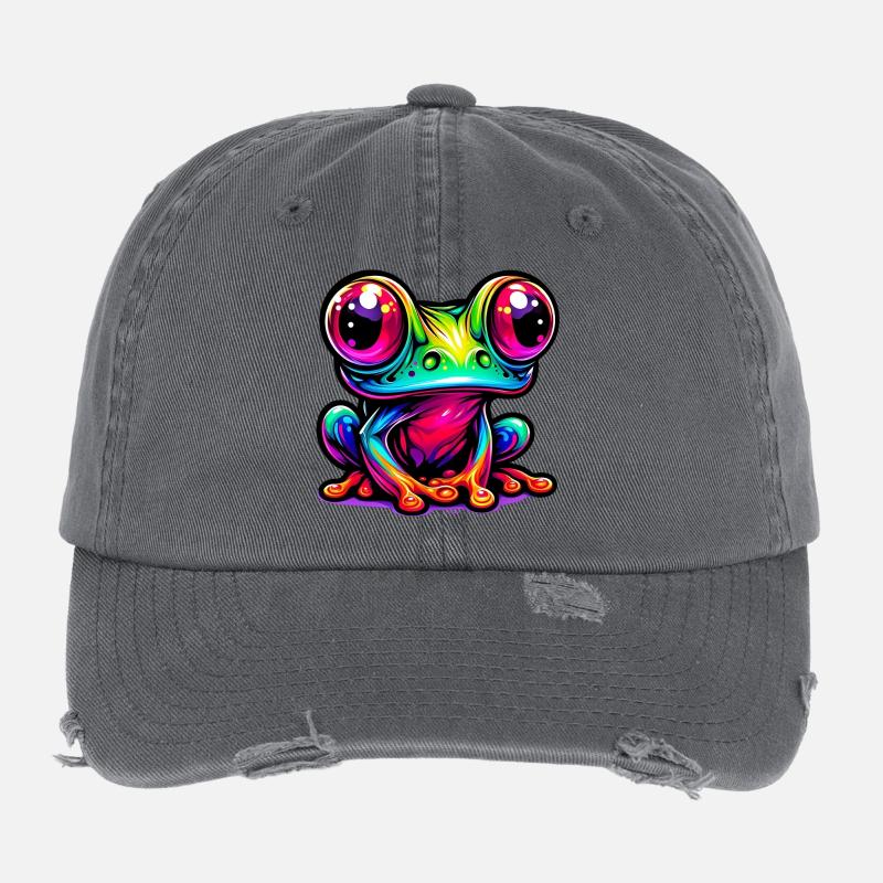 Frosch Flexfit Vintage Destroyed Cap
