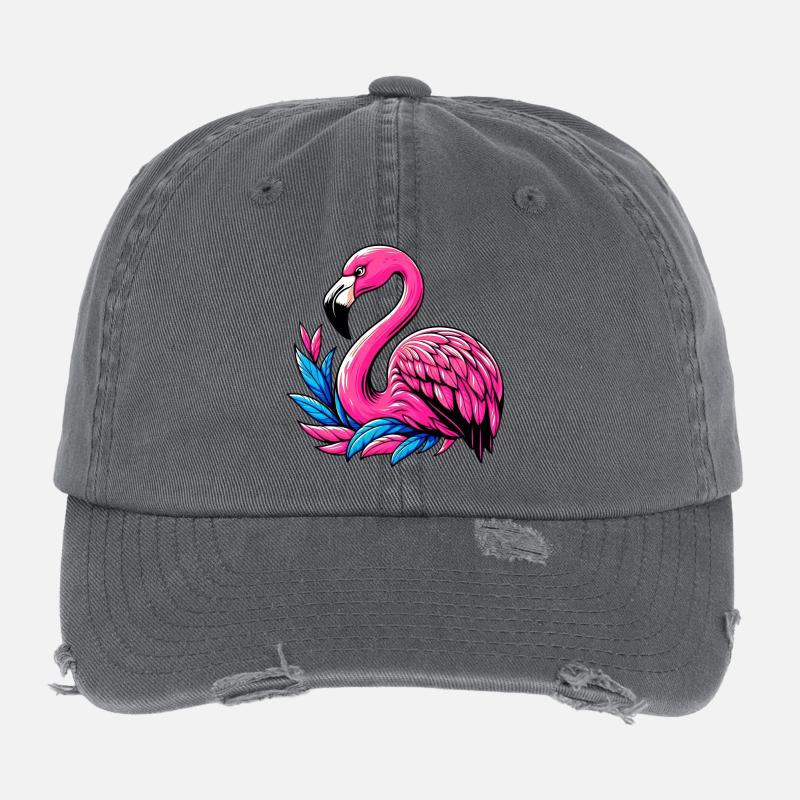 Flamingo Flexfit Vintage Destroyed Cap