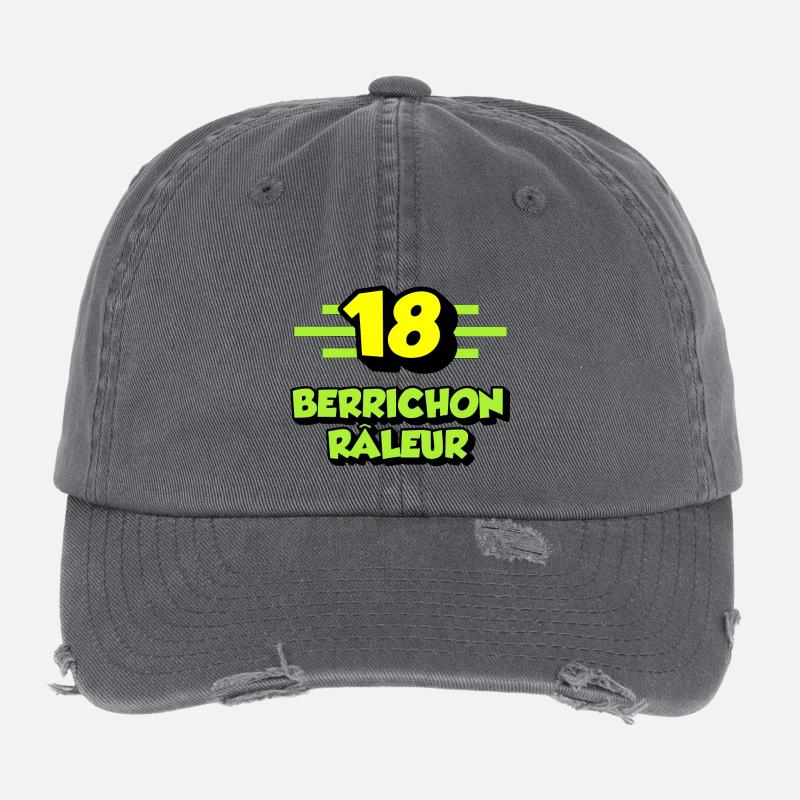 Berrichon râleur Casquette vintage effet usé Flexfit
