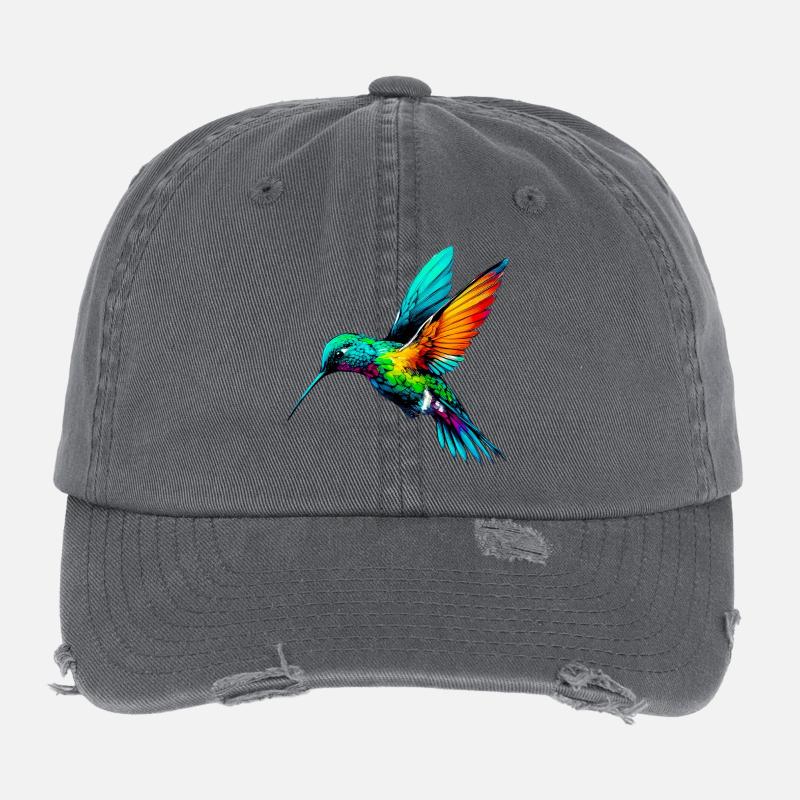 Hummingbird Flexfit Vintage Destroyed Cap