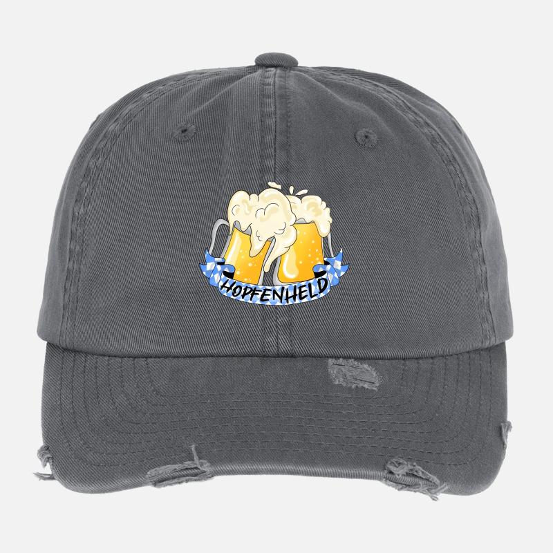 Prost! Bierheld Flexfit Vintage Destroyed Cap