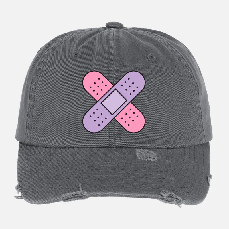 Plaster Cross Color Flexfit Vintage Destroyed Cap