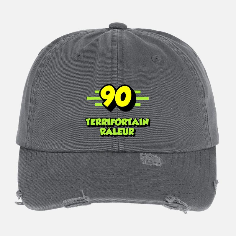 Complaining Terrifortain Flexfit Vintage Destroyed Cap