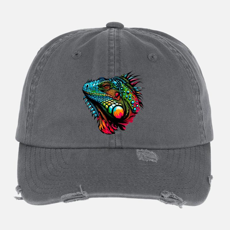 Iguana Flexfit Vintage Destroyed Cap