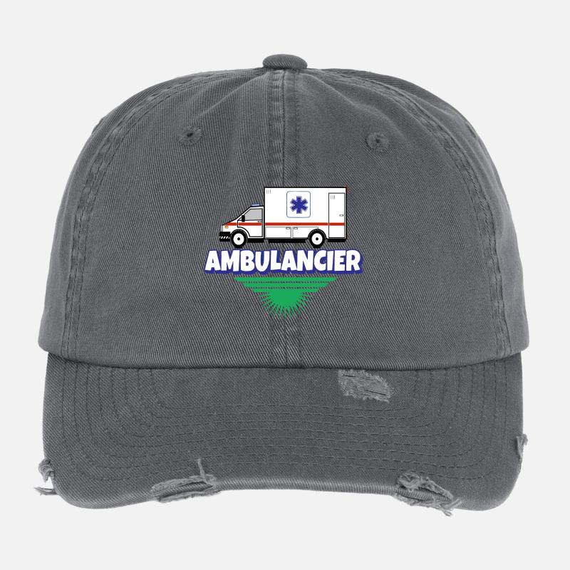 Ambulancier Casquette vintage effet usé Flexfit