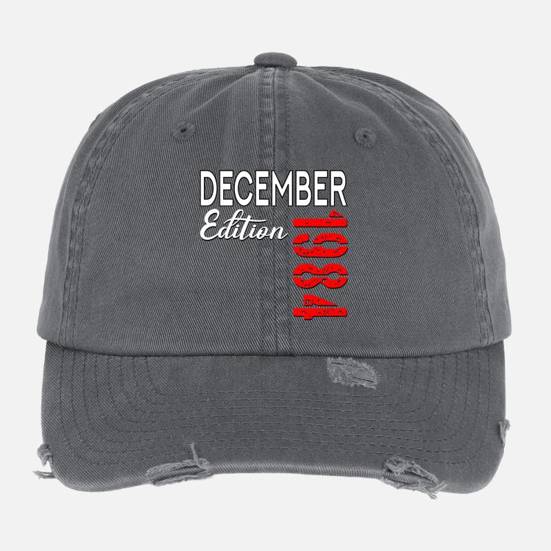 42E ANNIVERSAIRE DÉCEMBRE 1984 Casquette vintage effet usé Flexfit