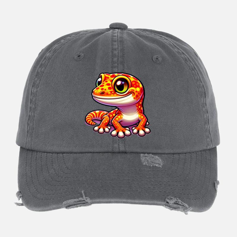 Gecko Casquette vintage effet usé Flexfit