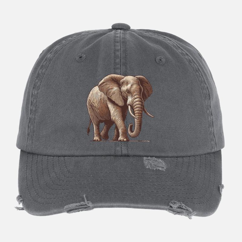 Elefant Flexfit Vintage Destroyed Cap