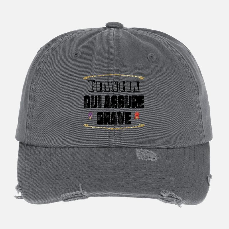 Frangin Qui Assure Grave Casquette vintage effet usé Flexfit