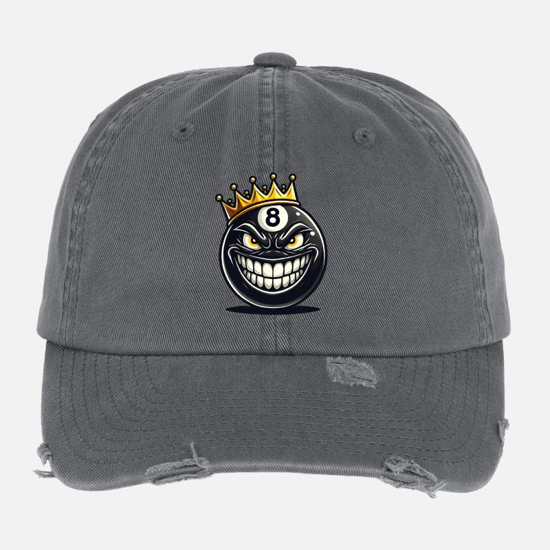 Billard König Flexfit Vintage Destroyed Cap