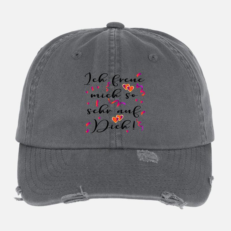 VORFREUDE BEZIEHUNG PARTNERSCHAFT Flexfit Vintage Destroyed Cap