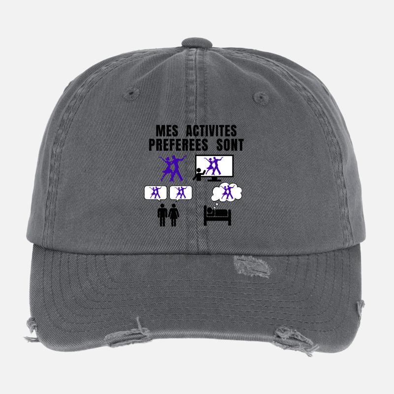 DANSE - MES ACTIVITES PREFEREES Casquette vintage effet usé Flexfit