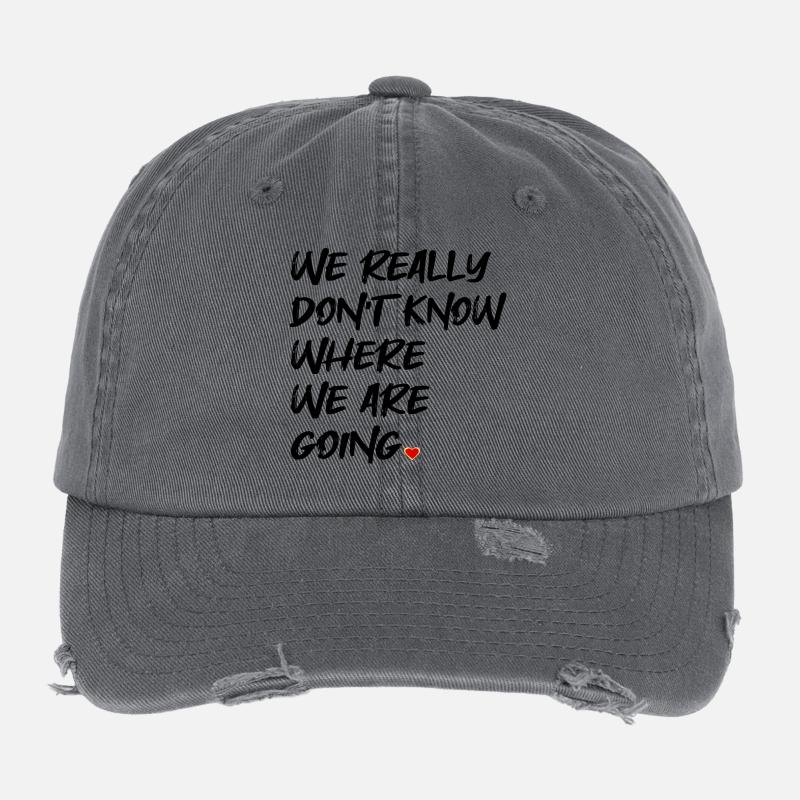 QUOTE MINDFULNESS PATH Flexfit Vintage Destroyed Cap
