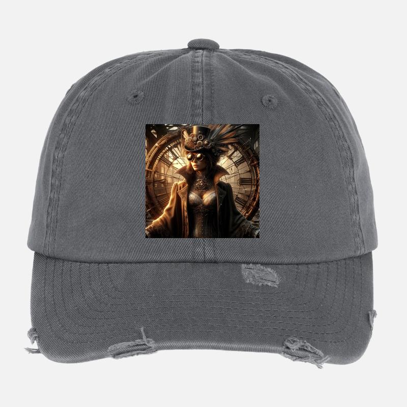 Die Chroniken der Zeit Flexfit Vintage Destroyed Cap