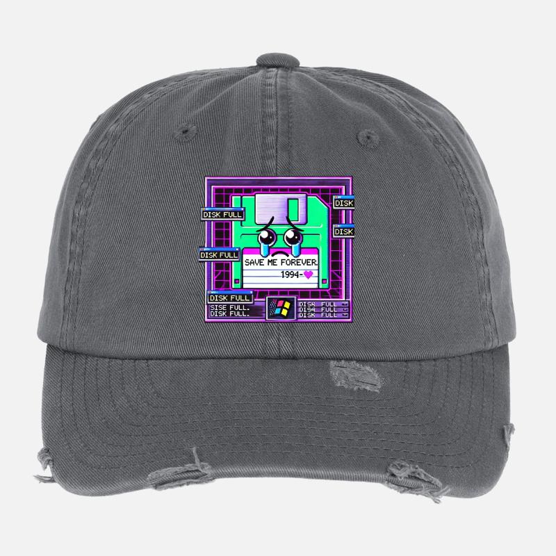 Floppe, Neon Cry 1994 Casquette vintage effet usé Flexfit
