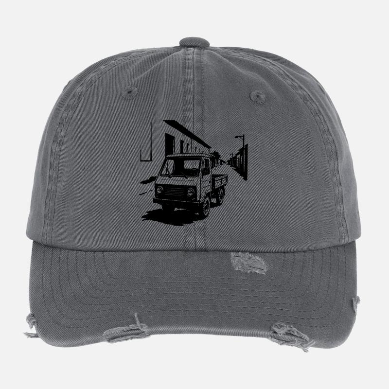 Multifunktionskraft Retro Flexfit Vintage Destroyed Cap