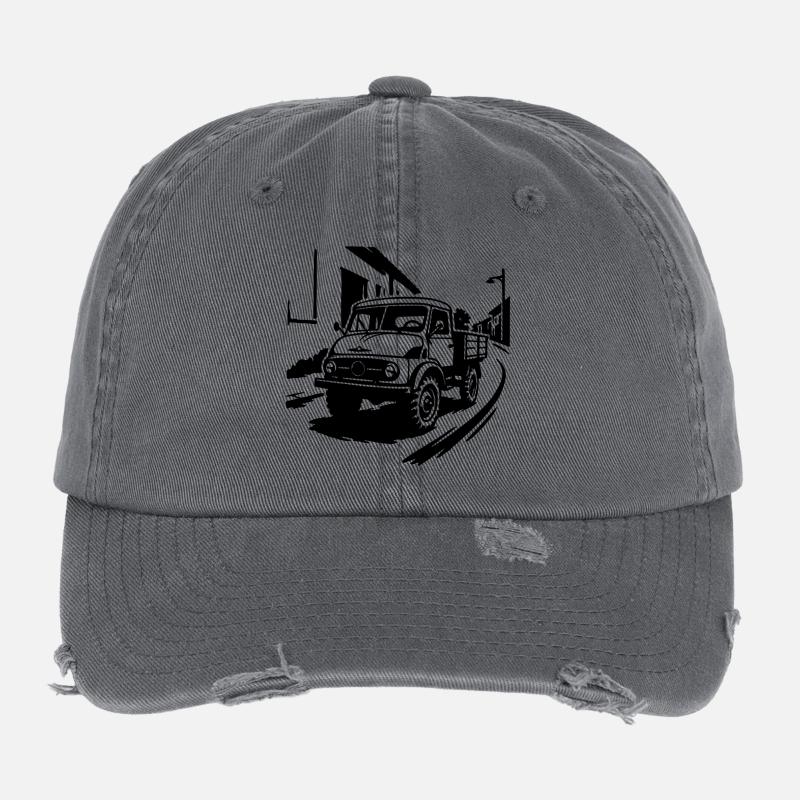 Polyvalent à l’ancienne Casquette vintage effet usé Flexfit