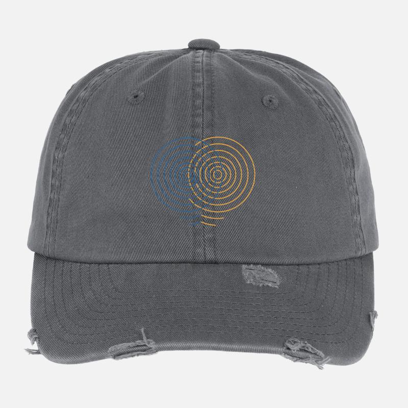 Concentric Interference – Physics Design Flexfit Vintage Destroyed Cap