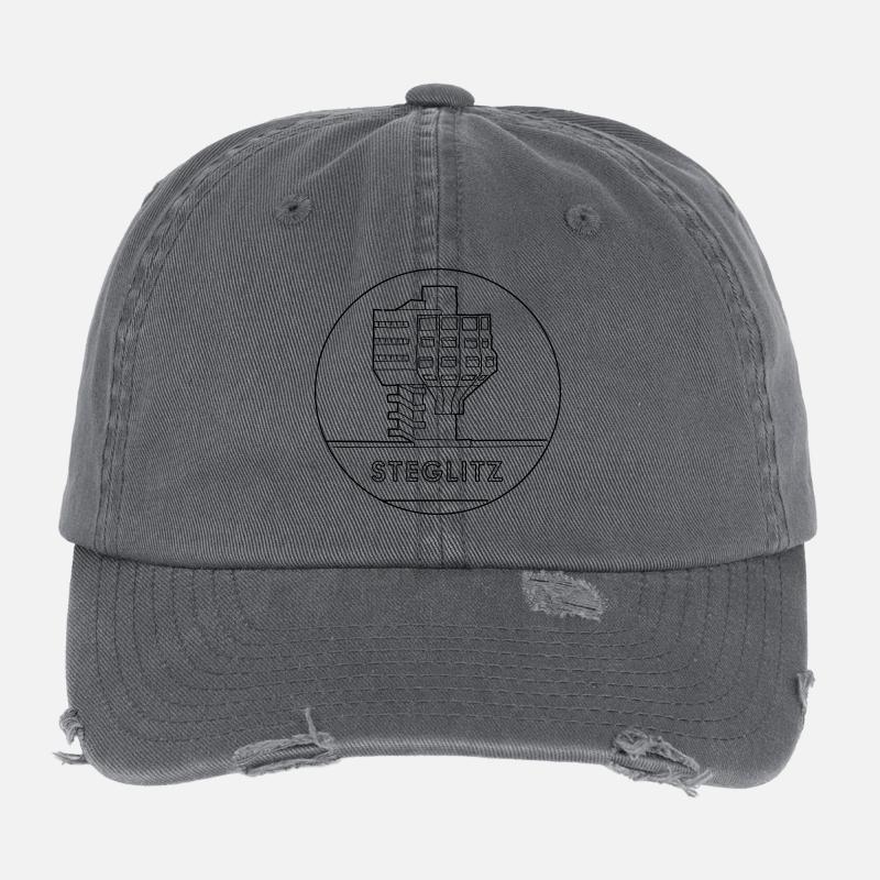 Steglitz mit Bierpinsel Flexfit Vintage Destroyed Cap