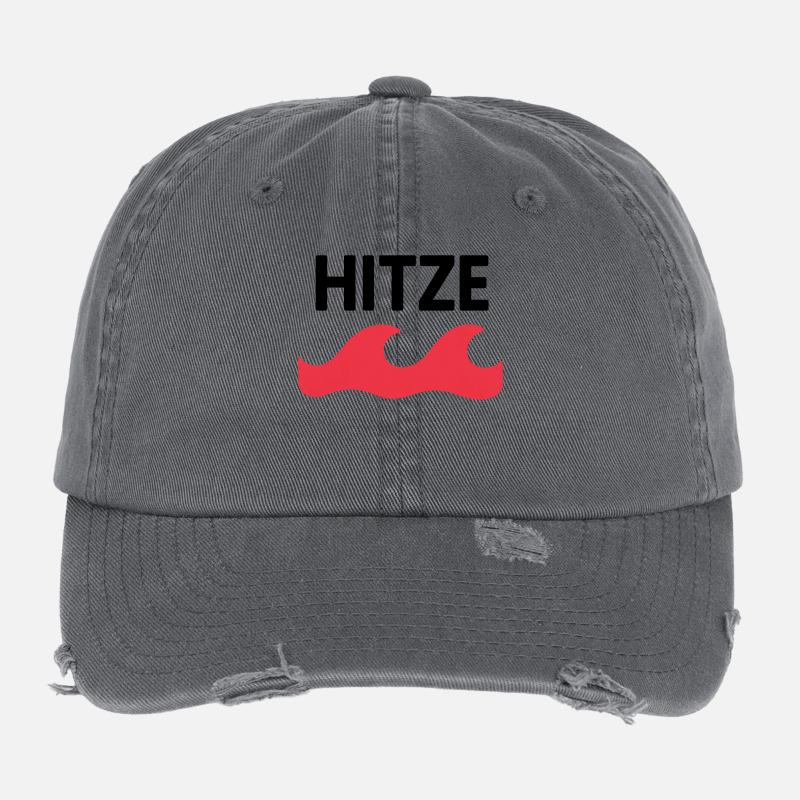 Hitzewelle – Sommer am Limit Flexfit Vintage Destroyed Cap