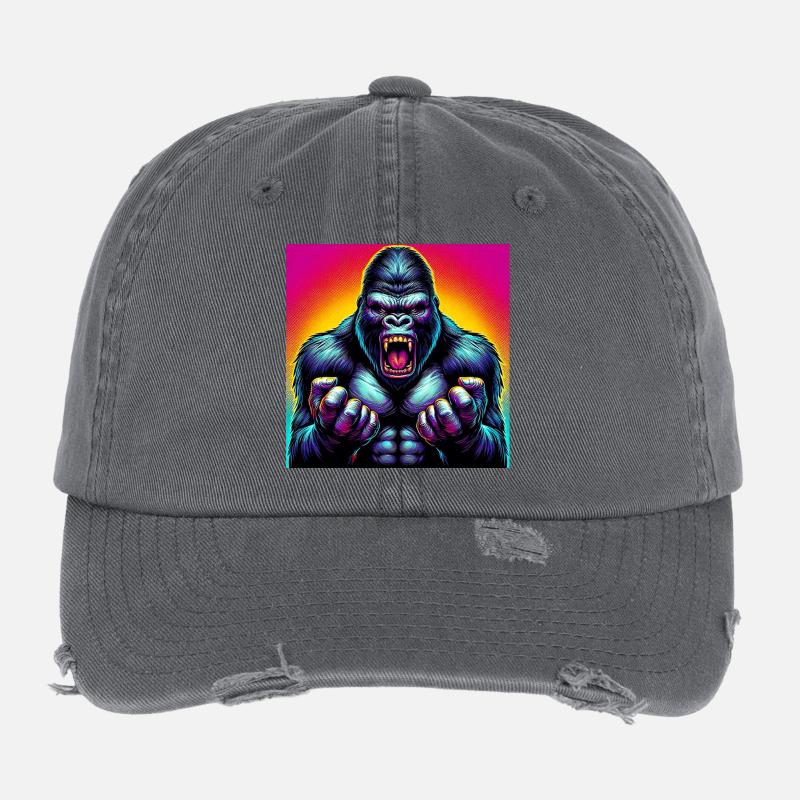 Gorilla Flexfit Vintage Destroyed Cap