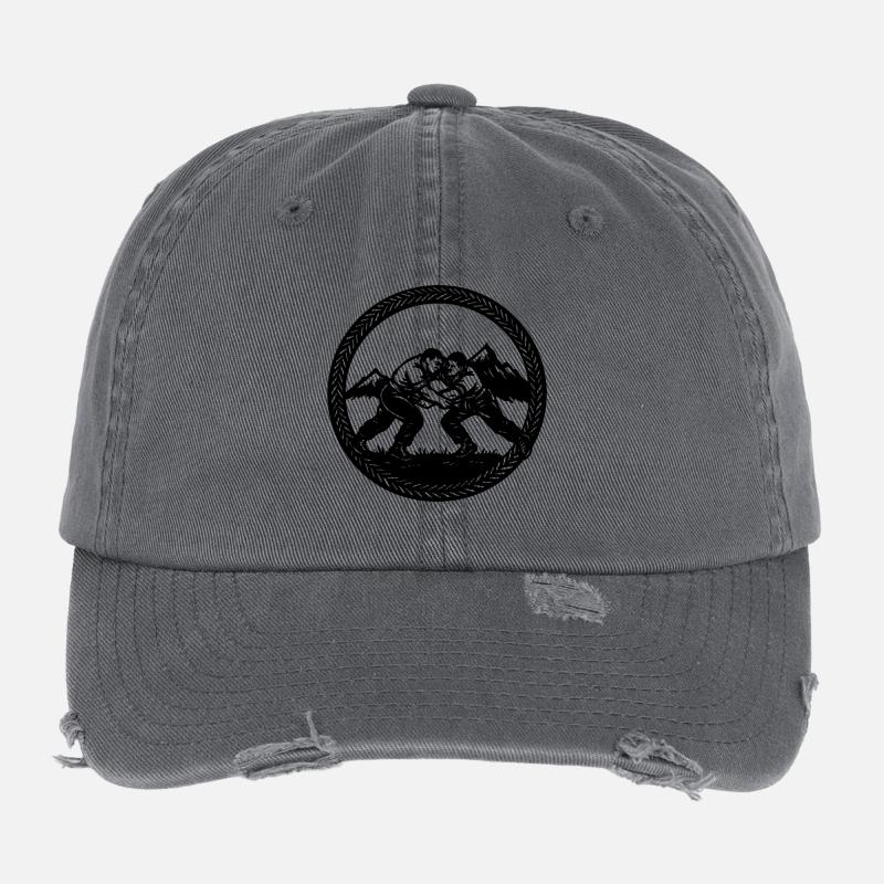 Schwinger_1_black Casquette vintage effet usé Flexfit