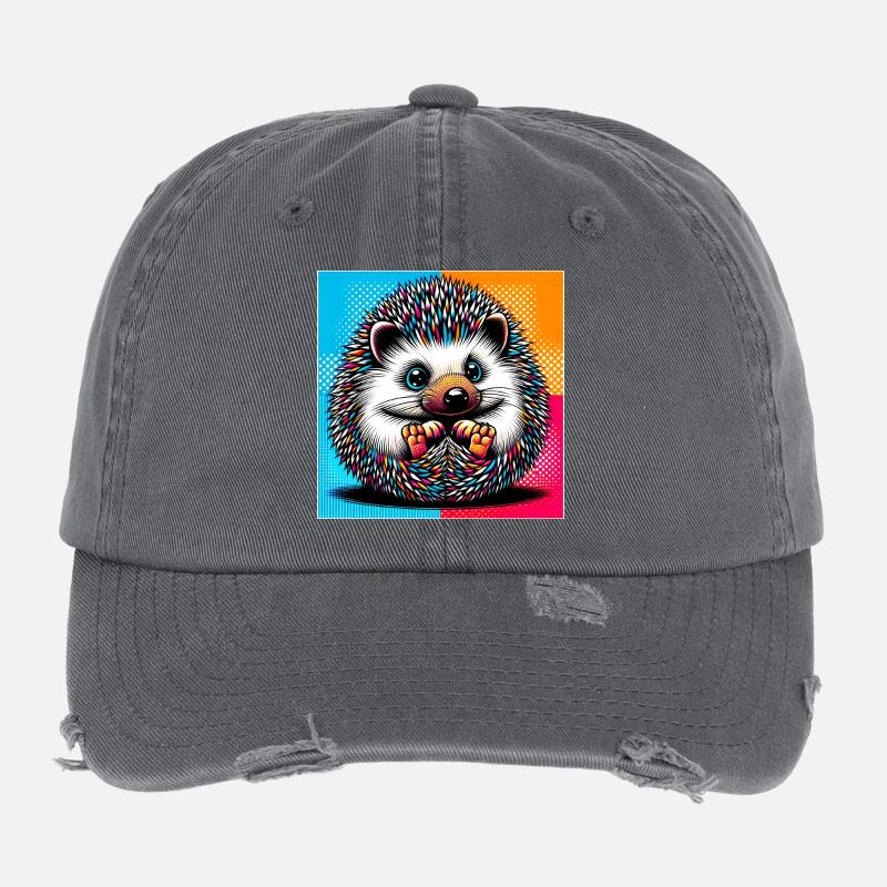 hedgehog Flexfit Vintage Destroyed Cap