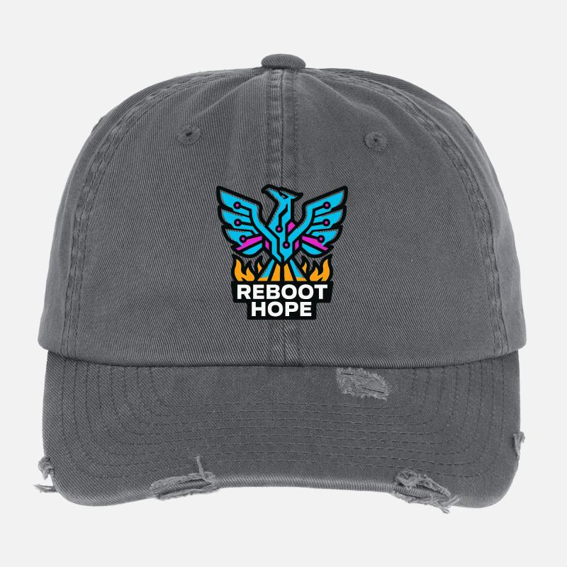Reboot Hope Flexfit Vintage Destroyed Cap