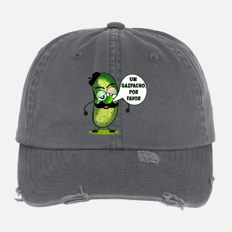 GURKEN-GAZPACHO Flexfit Vintage Destroyed Cap