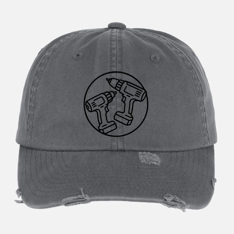 Visseuses Casquette vintage effet usé Flexfit