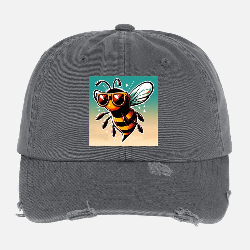 bee Flexfit Vintage Destroyed Cap