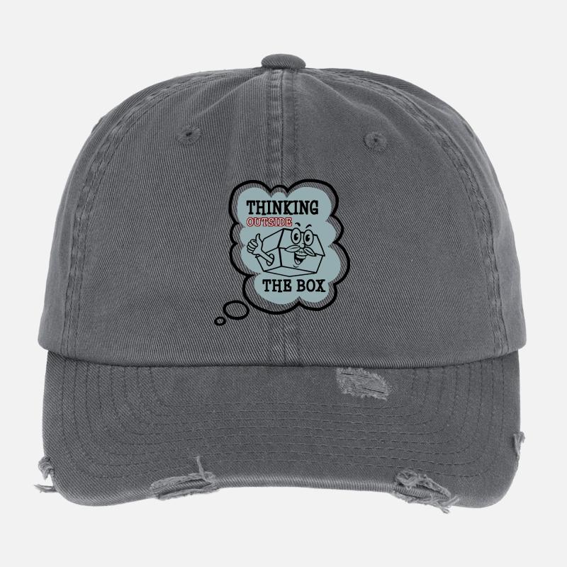 Thinking outside the Box Flexfit Vintage Destroyed Cap