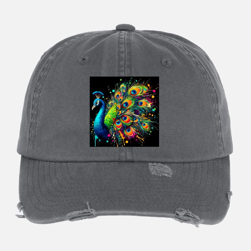 paon Casquette vintage effet usé Flexfit
