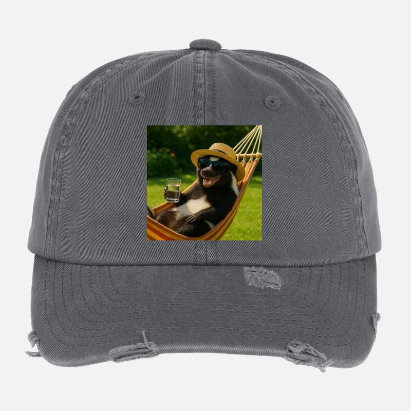Refroidissement de la mouffette Casquette vintage effet usé Flexfit