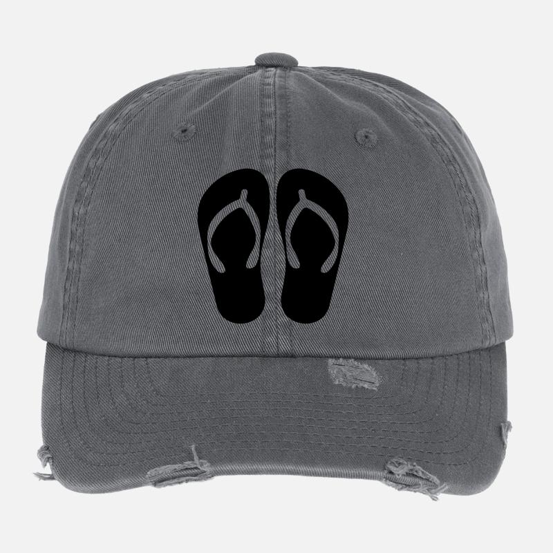 Flip flops Flexfit Vintage Destroyed Cap