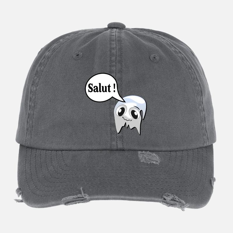 Hi Phantom Flexfit Vintage Destroyed Cap