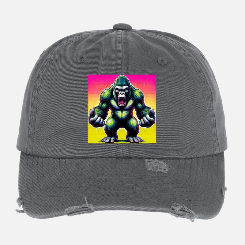 gorilla Flexfit Vintage Destroyed Cap