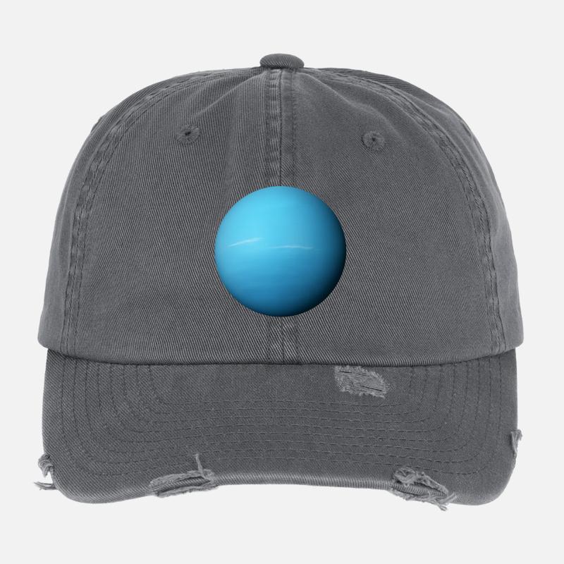 Uranus - Planète Uranus Casquette vintage effet usé Flexfit