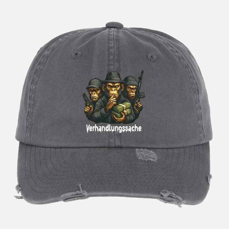 Verhandlungssache Flexfit Vintage Destroyed Cap