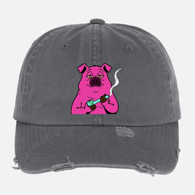 SAU relaxes Flexfit Vintage Destroyed Cap