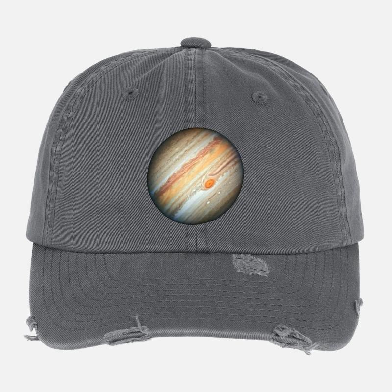Jupiter & riesiger roter Fleck Flexfit Vintage Destroyed Cap