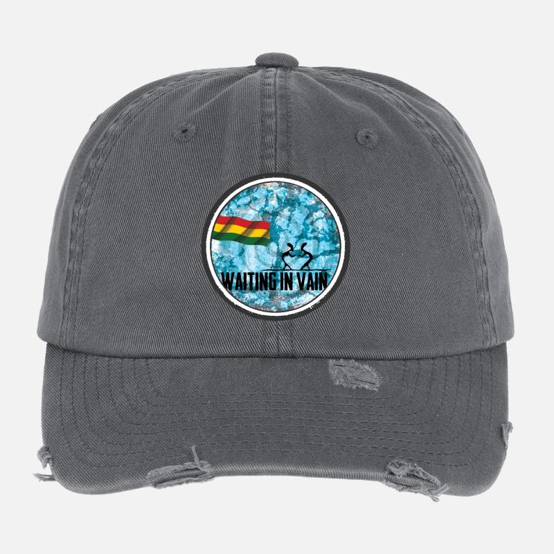 Waiting in Vain - reggae Flexfit Vintage Destroyed Cap