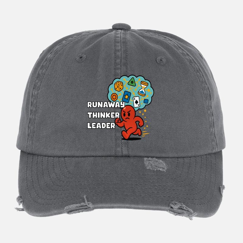 Runaway Thinker Leader Flexfit Vintage Destroyed Cap