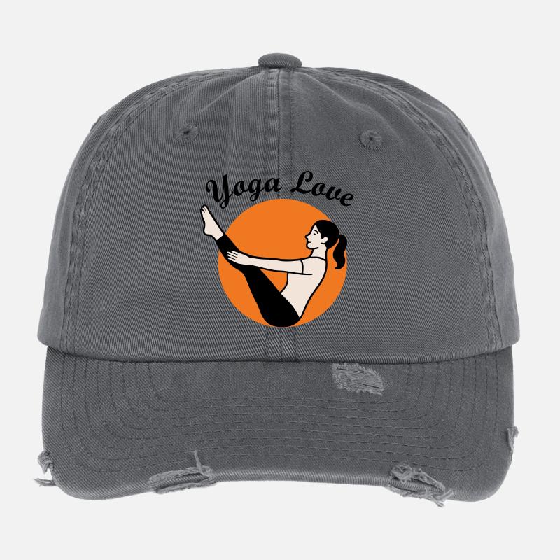 Yoga Love Flexfit Vintage Destroyed Cap