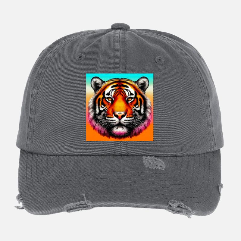 tiger Flexfit Vintage Destroyed Cap