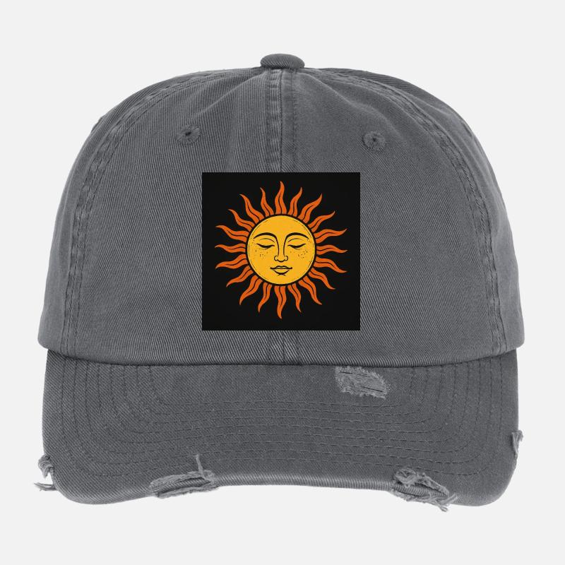 Face du Soleil Casquette vintage effet usé Flexfit