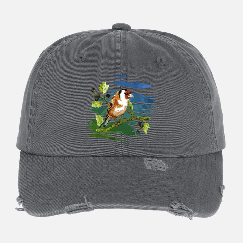 Bunter Vogel Flexfit Vintage Destroyed Cap