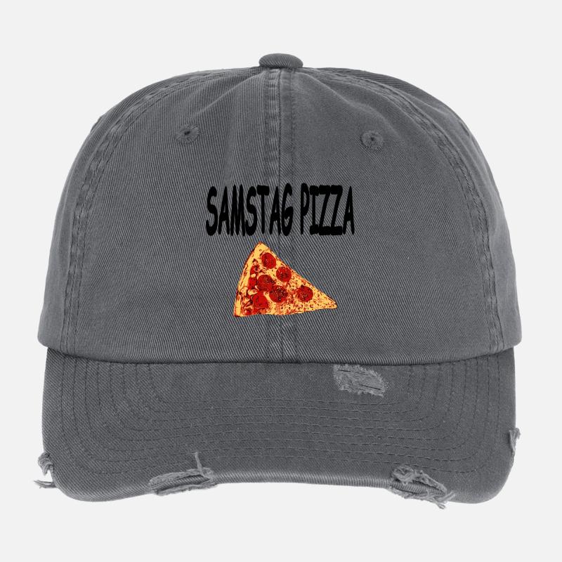 Pizza Casquette vintage effet usé Flexfit